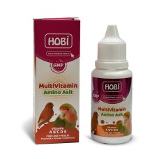 Hobi Kuşlar İçin Multivitamin ve Aminoasit Takviyesi 30ml