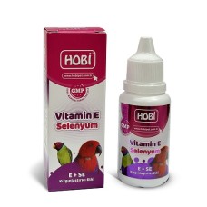 Hobi Kuşlar İçin Vitamin E ve Selenyum Takviyesi 30ml