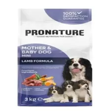 Pronature Mother&Baby Cat Kuzu Etli Anne ve Yavru Köpek Maması 3 Kg